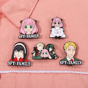 wholesale kawaii Japanese Anime SPY FAMILY Yor Briar Aniya Loid Forger custom clothing accessories badge enamel pin