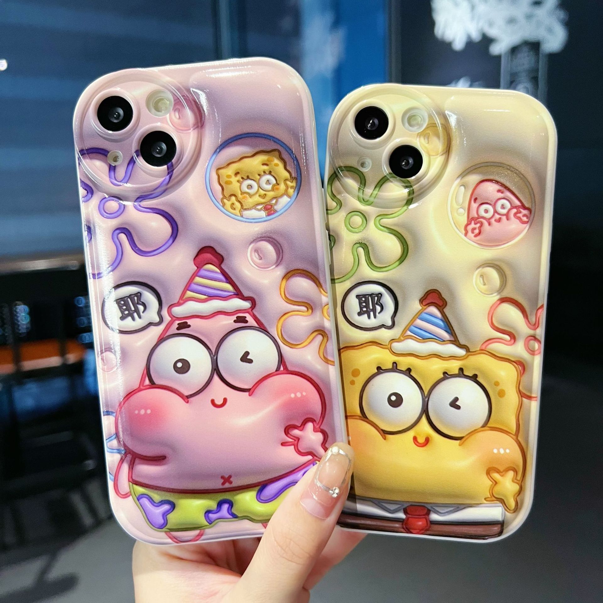 Wholesale personalized free sample cute cover anime mobile phone case for phone 11 14 15