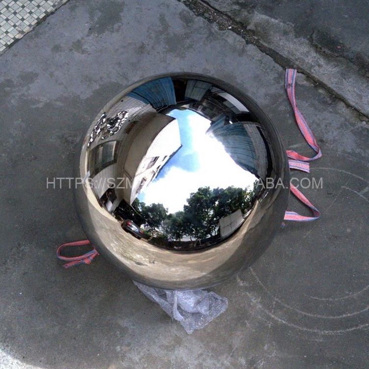 Factory Customized 100cm large hollow gazing ball sphere metal stainless steel ball