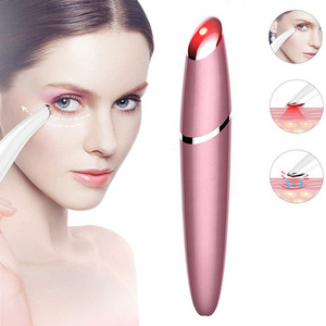 Portable red light therapy anti wrinkle remover beauty ion magic wand mini wireless touch korea eye massager