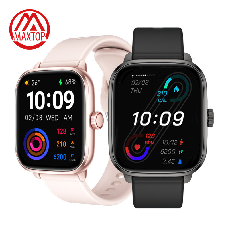 Maxtop China Manufacturer Wholesale Big Screen Mens OEM Waterproof BT Call Smartwatch Full Touch Sport Fitness Smart Watch