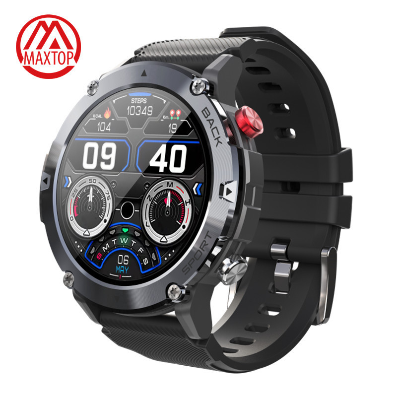 Maxtop Hot Sale Online Nordic Business Gifts Hybrid Trendy Design Zinc Alloy Smart Watch Made In China