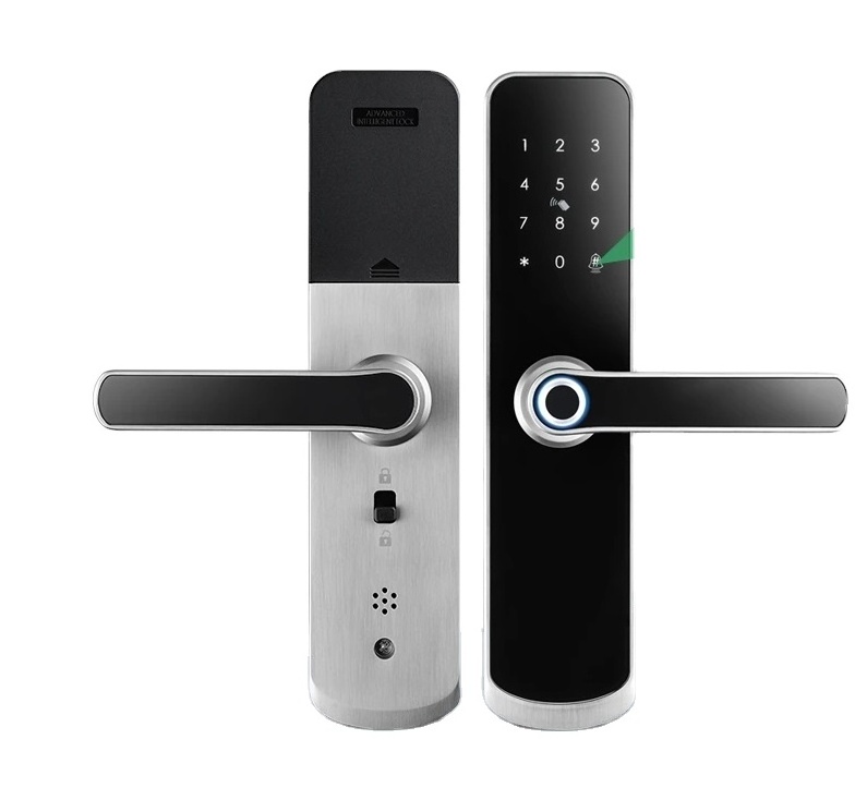 BLE Fingerprint Door TT Lock App Code Card Key Touch Screen Smart Door Lock Security Digital Electronic Lock