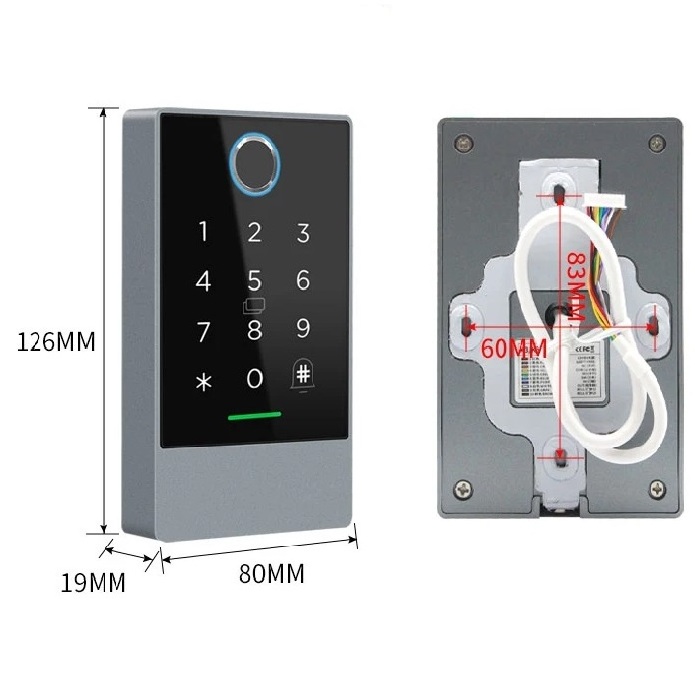 TTLOCK K3/K3F Fingerprint Access Control Door System Opener for Intercom NFC Bluetooth Electric Gate Keypad 13.56Mhz RFID Card