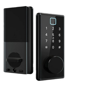 TT Lock Smart Home Fingerprint Lock Cerradura Inteligente WIFI Biometric Deadbolt Door Lock Password/IC Card/APP/Key Unlocking