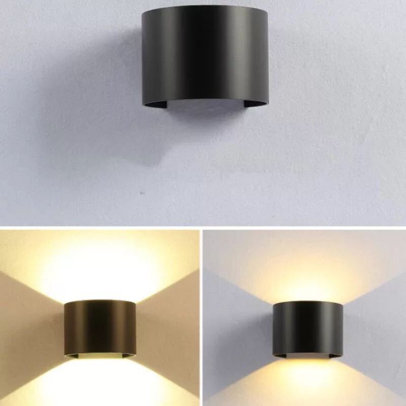 Simple style up down staircase bathroom corner deco fixtures 6w 12w 20w led wall lighting