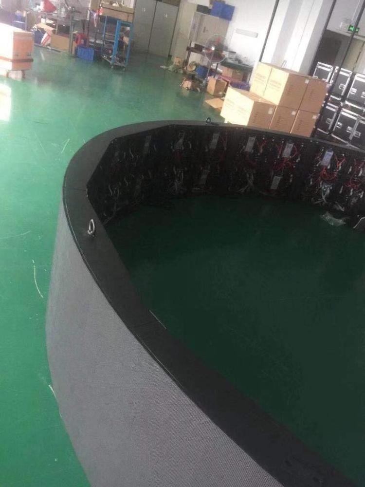 China Suppliers Hanging Indoor Flexible Curve Led Panel Screen Wall Soft Flexible Hd Led Screen