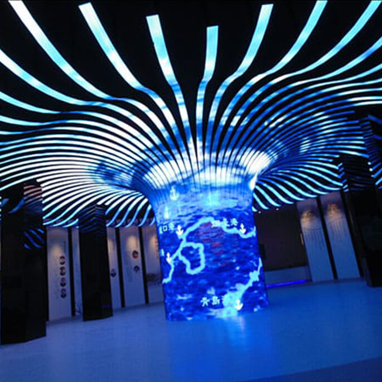 Customization Advertising Waterproof Slim Hanging Flexible Led Display Wall Screen