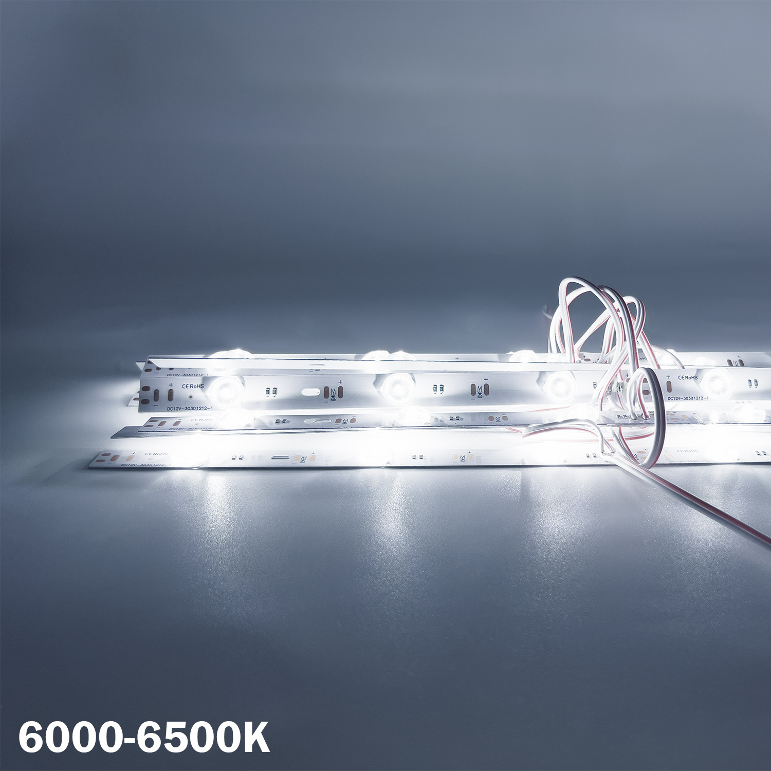 Aluminum lamp body material high bright led strip 24v 12v edge light led bar for double lightbox