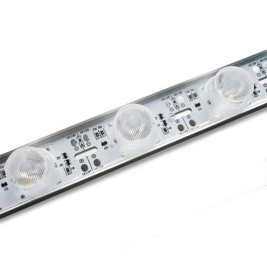 High power 24V edge light box led bar lights with lens