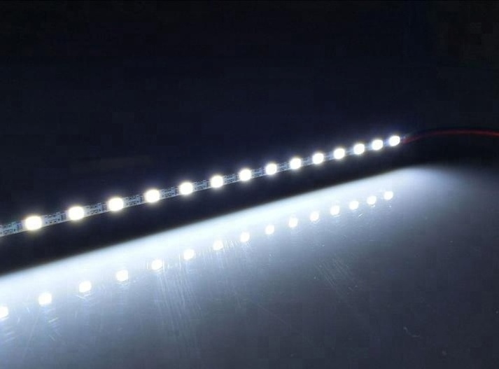 Ultra thin led strip 4mm led 2835 single row multi color led light bar hard led strip