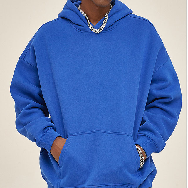 350GSM Hip Hop Mens Hoodie Streetwear Oversized Cotton Heavyweight Hoodies