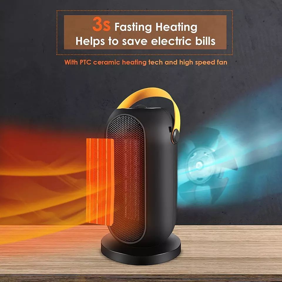 Winter Indoor Instant heating Head Shaking Saving Heat Portable Ptc Power Energy Portable Household Space Electric Fan Heaters