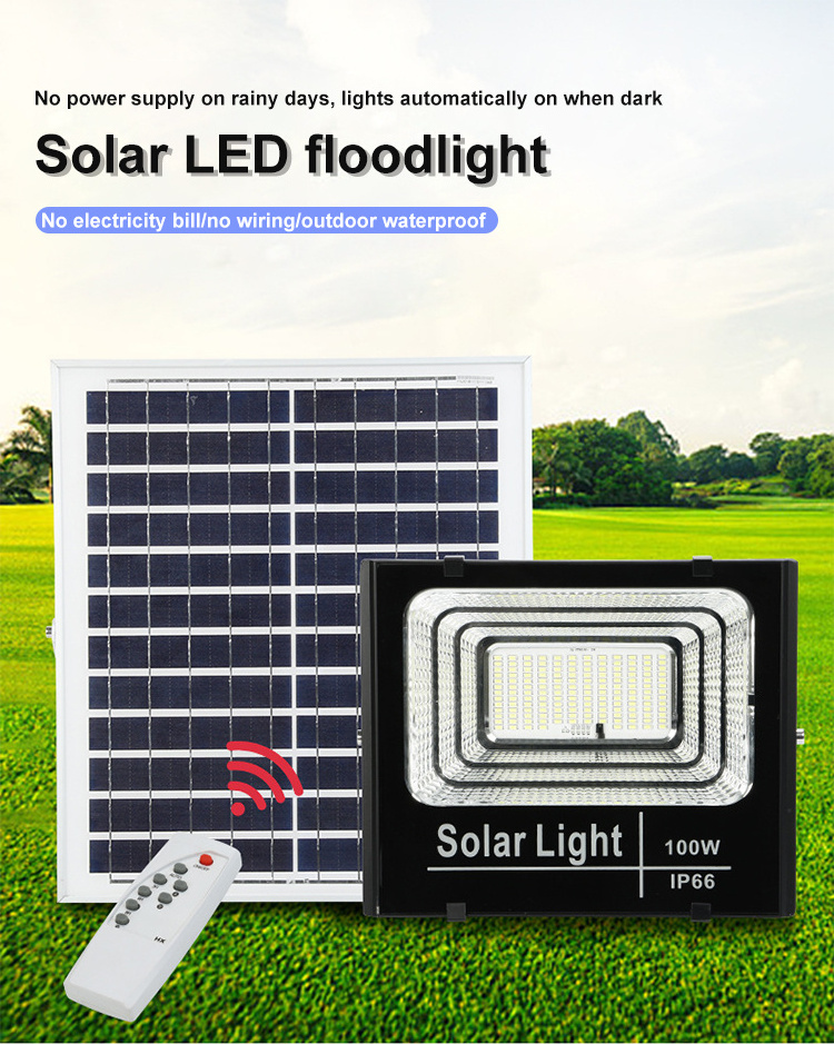 Outdoor Super Bright Solar Spotlight IP67 Waterproof Solar Street Light Outdoor Floodlight Garden Solar Flood Light