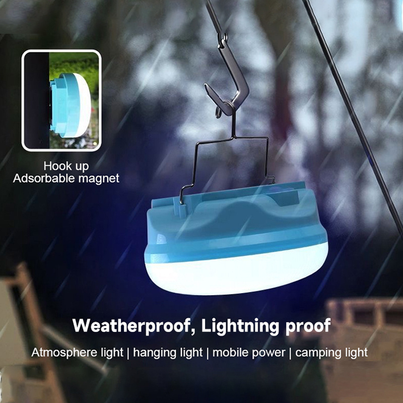 Rechargeable Waterproof Emergency LED Camping Lamp Solar Powered Solar Lantern for Outdoor Adventures