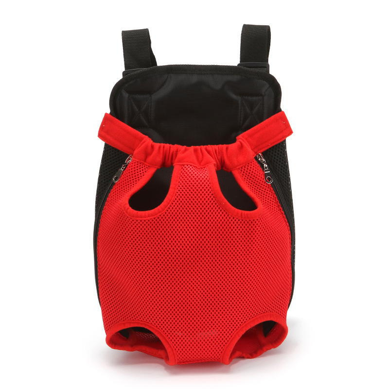 Fashion Pet Carrier Adjustable Dog Backpack Kangaroo Breathable Front Puppy Bag Dog Carrying Travel Leg Out Carrier For Cat