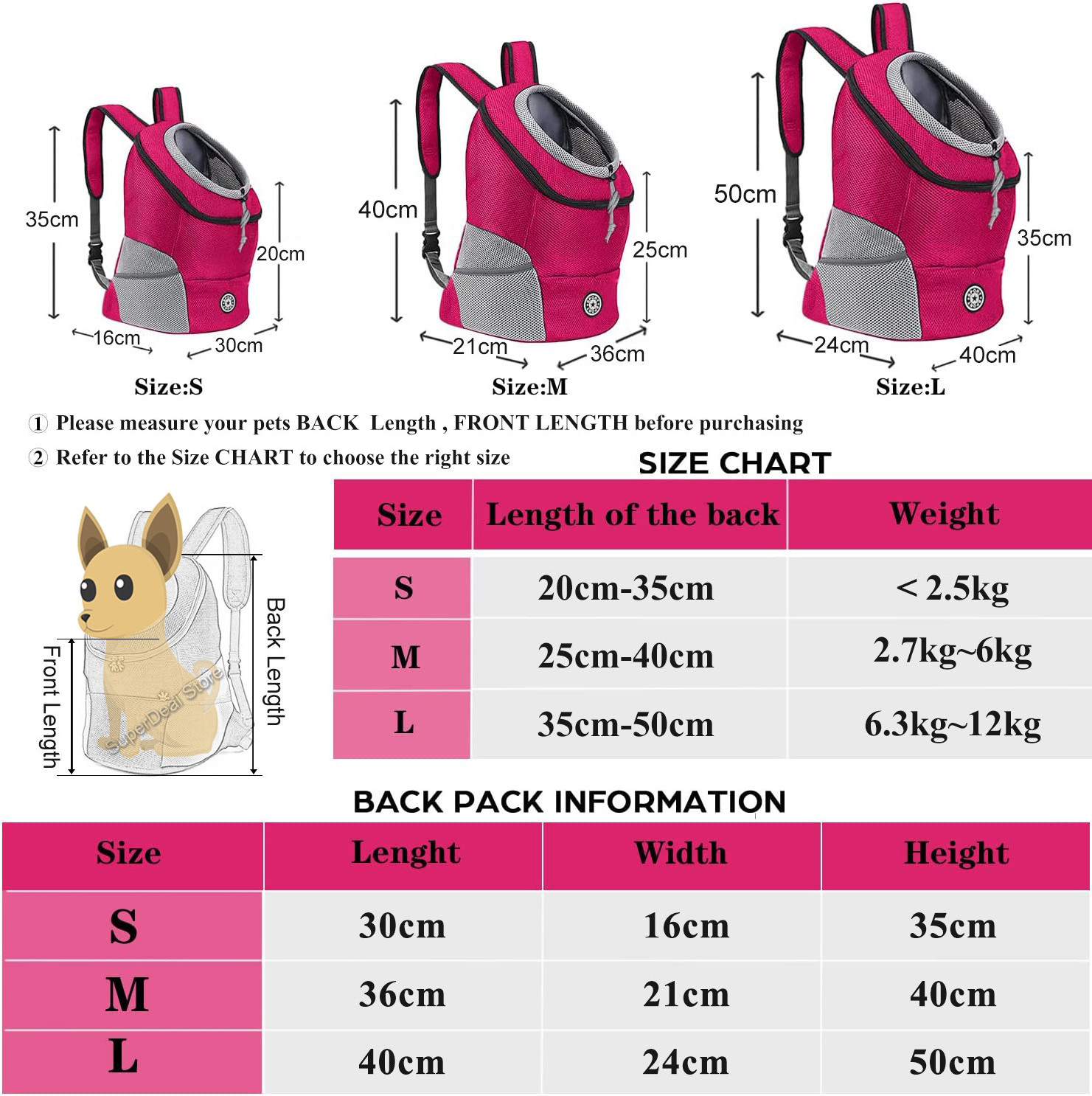 Custom Double Shoulder Portable Dog Cat Backpack Outdoor Breathable Pet Dog Front Carrier Backpack Pet Travel Carrier Product