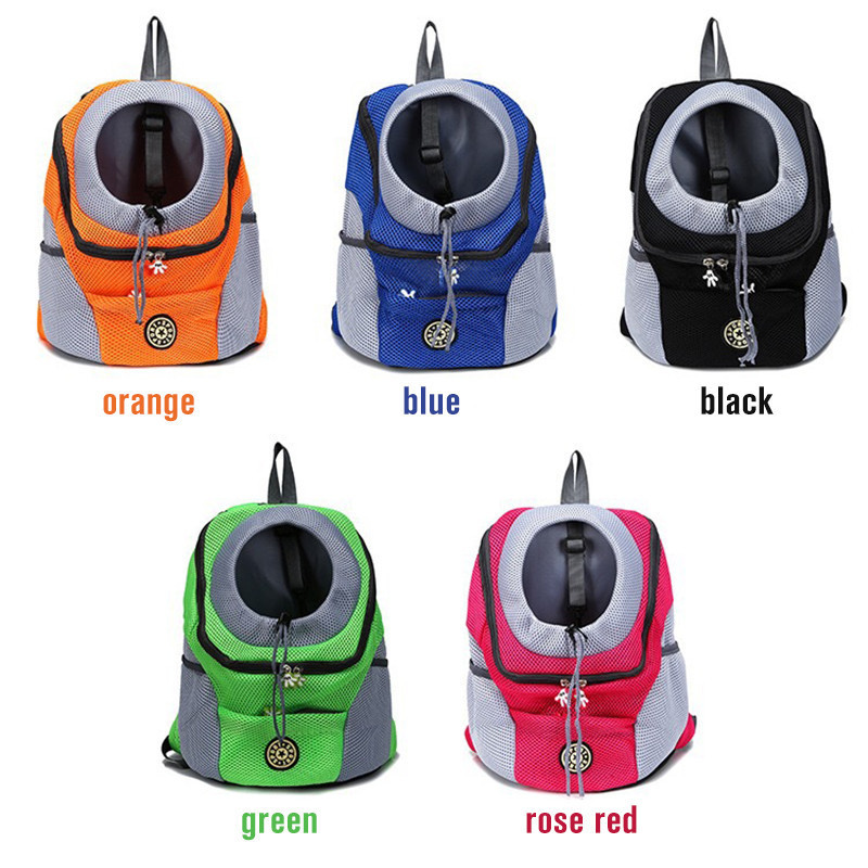 Custom Double Shoulder Portable Dog Cat Backpack Outdoor Breathable Pet Dog Front Carrier Backpack Pet Travel Carrier Product