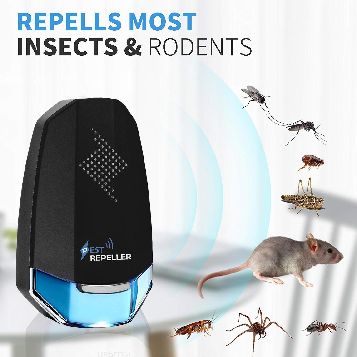 2024 New Electronic Pest Control Repellent for Mice Rat Ant Plug in Anti Mosquito indoor Mouse Ultrasonic Pest Repeller