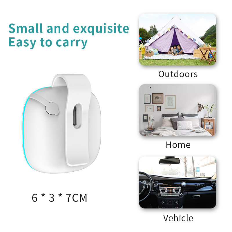 Portable USB Rechargeable Electric Ultrasonic And Spray Mosquito Repeller Outdoor Pest Ant Repellent for Travel Camping