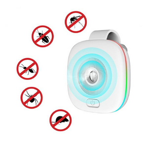 Portable USB Rechargeable Electric Ultrasonic And Spray Mosquito Repeller Outdoor Pest Ant Repellent for Travel Camping