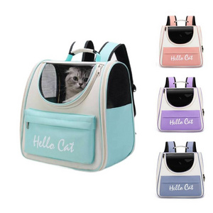 2023 New Cat Small Dog Carrier Backpack Bag Pet Carrier Hiking Outdoor Backpack Airline Approved Pet Travel Carrier Supplies