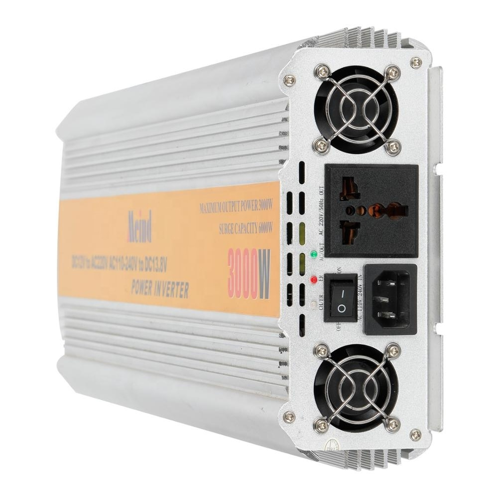 3000W modified sine wave inverter charger 12V dc to 220v ac surge 6000w