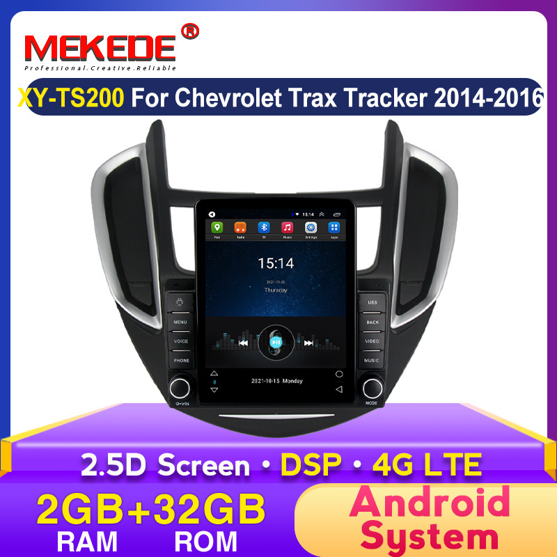 2G+32G Android 4G LTE DSP For Chevrolet Trax Tracker 2014 2015 2016 WIFI Car Multimedia RDS AM FM Radio video player NO 2DIN DVD