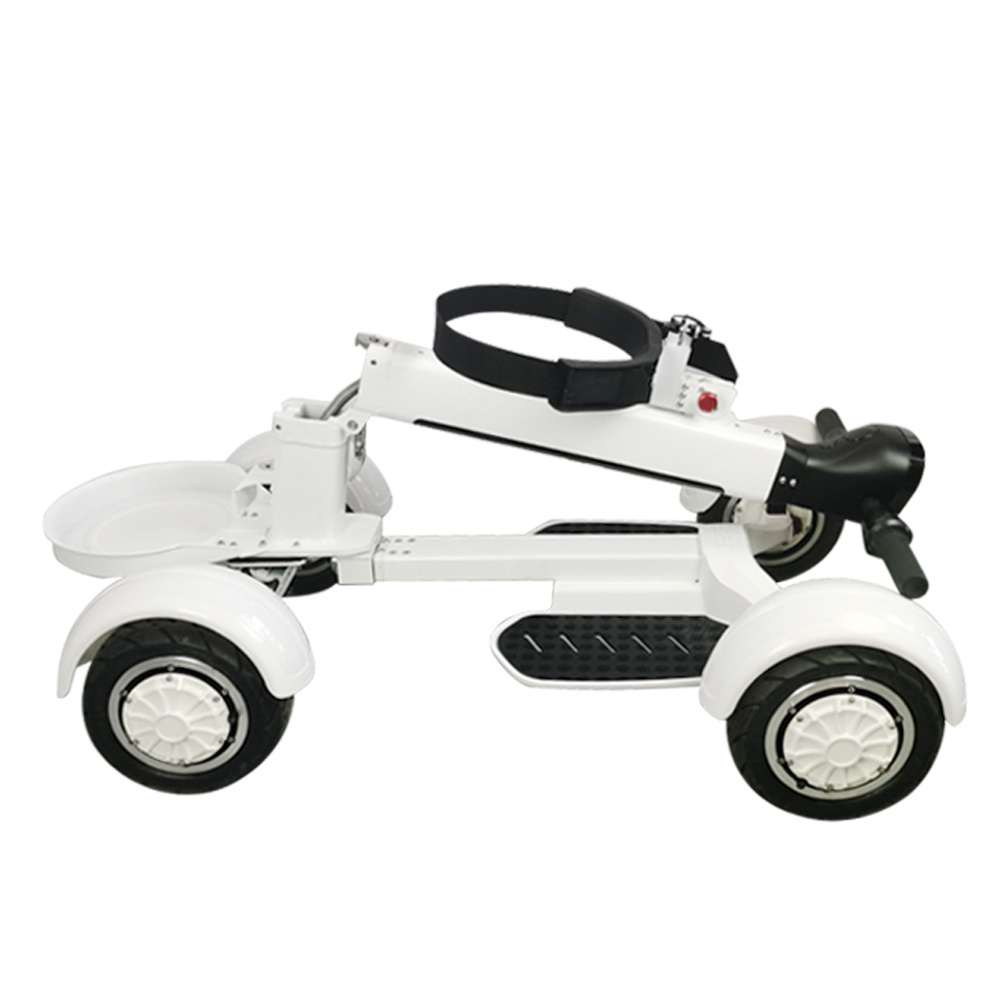 Adult 2000W De 10 Inch Four Fat Tyre Tire Foldable 4 Wheel Electric Golf Cart Scooter