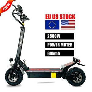 2400w big high power us warehouse escooter 2 wheel fat tire standing electric scooter