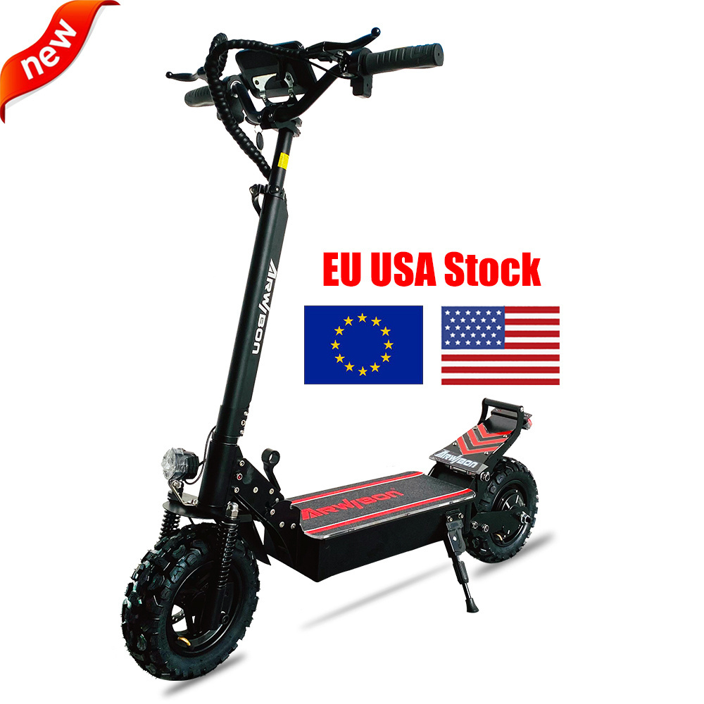 2400w big high power us warehouse escooter 2 wheel fat tire standing electric scooter