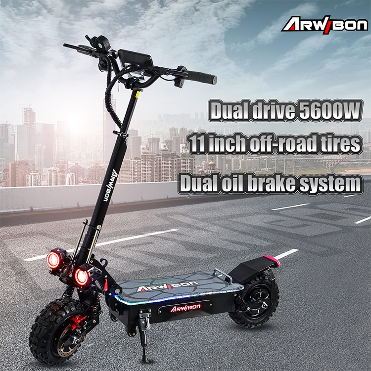 5000watts 6000W 5600W 60V 60kmh 40mph fast wuxing for sale big wheels 2023 free shipping electric scooters powerful adult