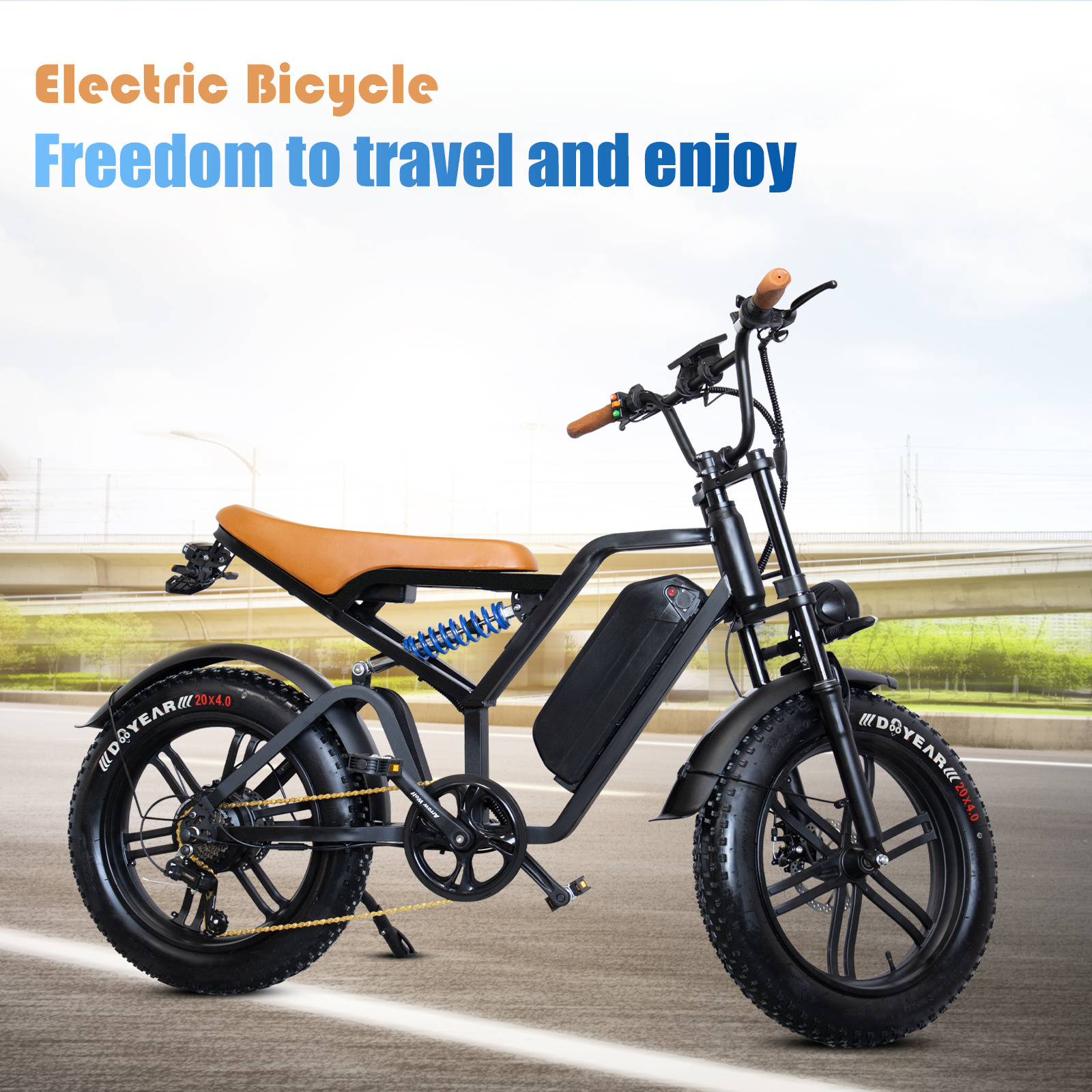 48V 500w 2023 retro mtb 1000w fat tire ebike bikes electric bicycle city bike