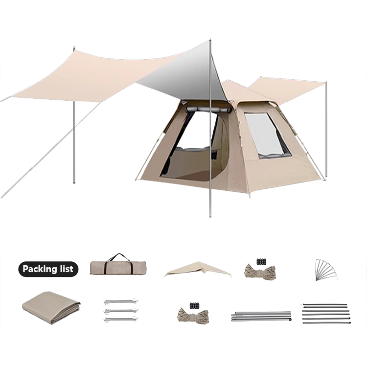 Korea small pop up pink canopy guangdong 4 6 tent gear camping tents 2 persons waterproof outdoor