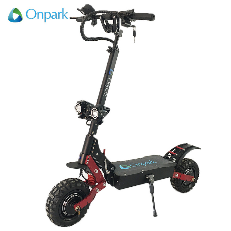 5600w 60v commercial adult cross country 11inch electric scooter with seat