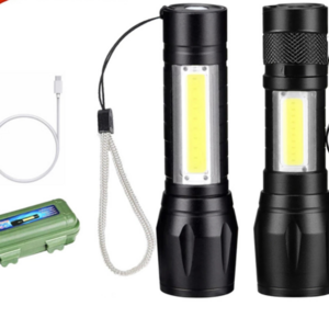 Bright Little Flashlight Spotlight Handheld Led Lamp Rechargeable Mini Led Cob Flash Light USB Torch Flashlight