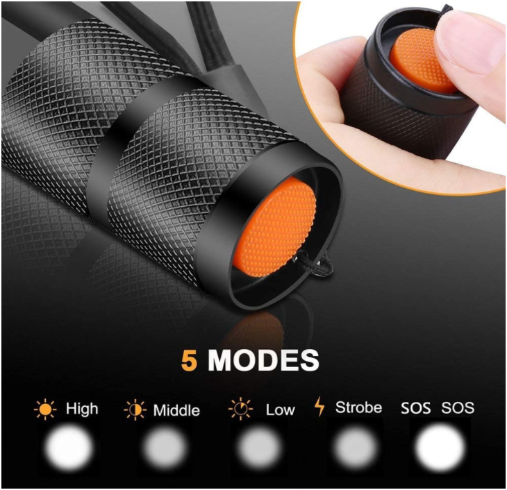 Brightest XML T6 Rechargeable Flashlight Waterproof 1000 Lumen 18650 Battery Tactical Mini Pocket Camping Led Torch Flash Light