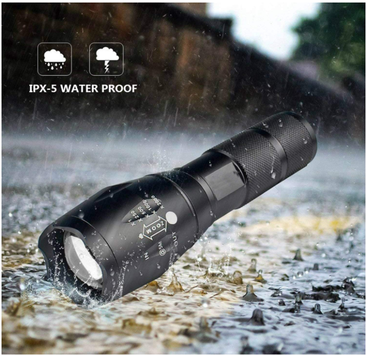 Brightest XML T6 Rechargeable Flashlight Waterproof 1000 Lumen 18650 Battery Tactical Mini Pocket Camping Led Torch Flash Light