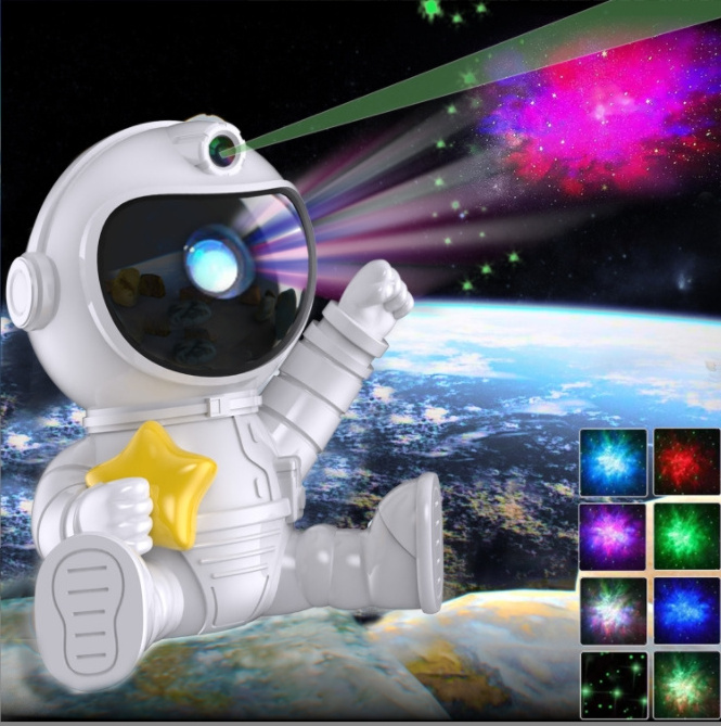 Space shuttle Astronaut star Projector Lamps Full star atmosphere lights LED projection Bedside Mini nightlight