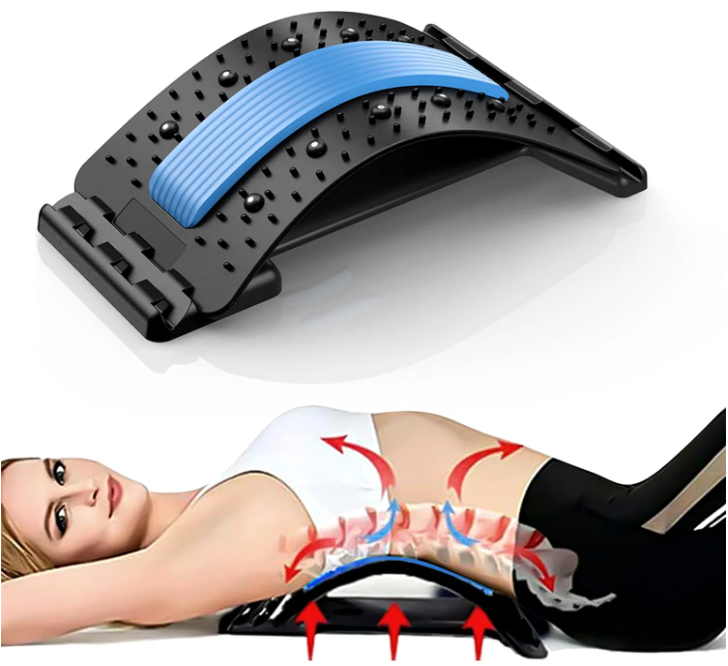 Pain Relief Sports Fitness Back Cracker Stretcher Home Using Lumbar Magic Back Massage Stretcher Backcracker