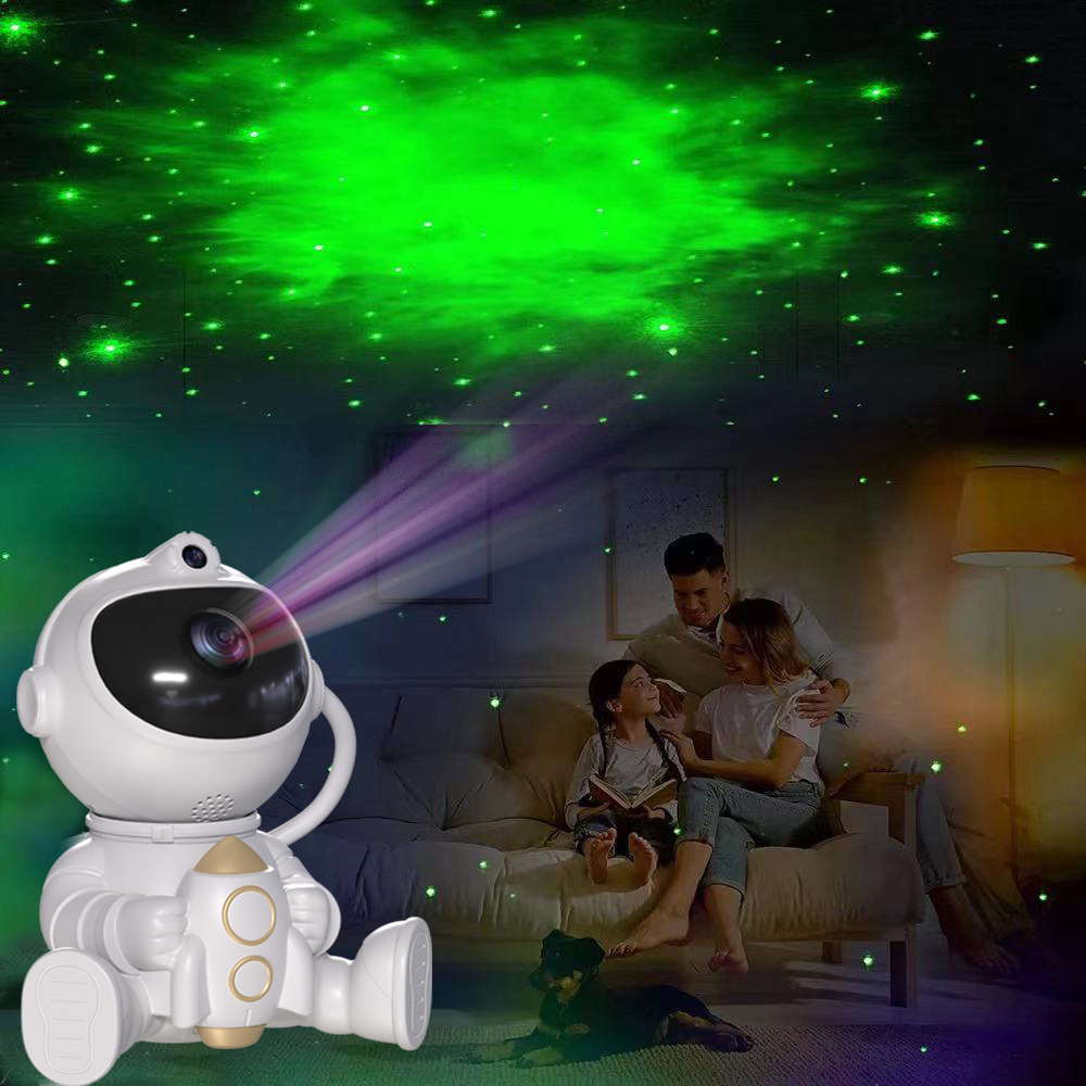 Space shuttle Astronaut star Projector Lamps Full star atmosphere lights LED projection Bedside Mini nightlight