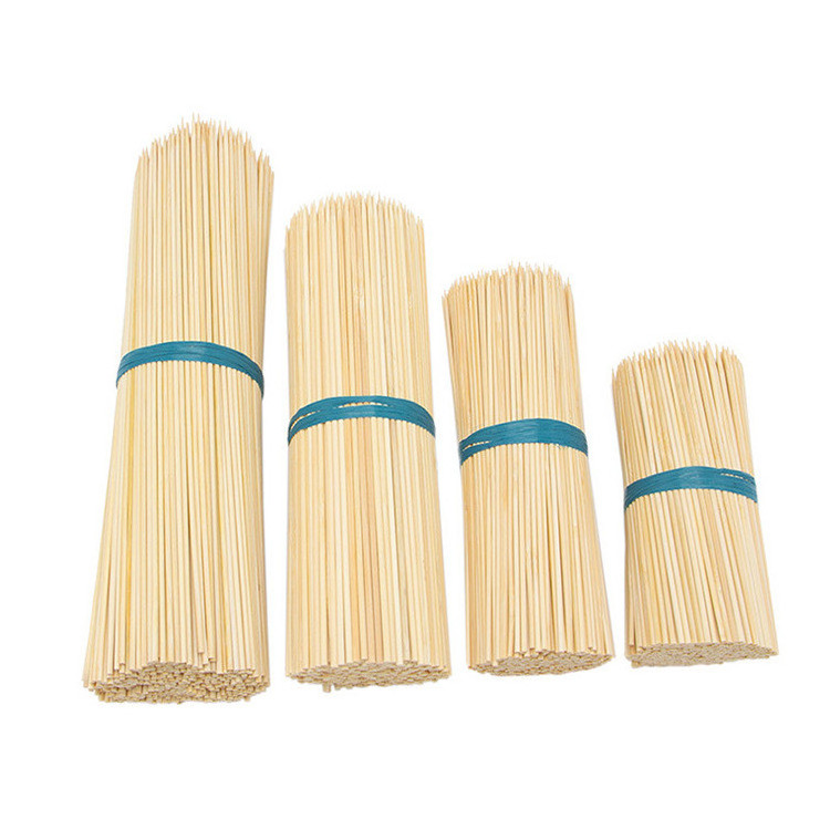 Camping Biodegradable Bamboo Sticks bbq flat stick