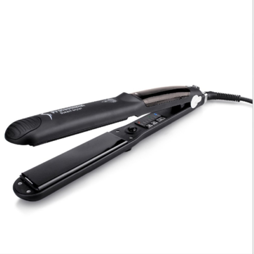 Professional Salon Wet Dry Fast Styler Titanium Ceramic Tourmaline Ionic Flat Iron Steam Hair Straightener