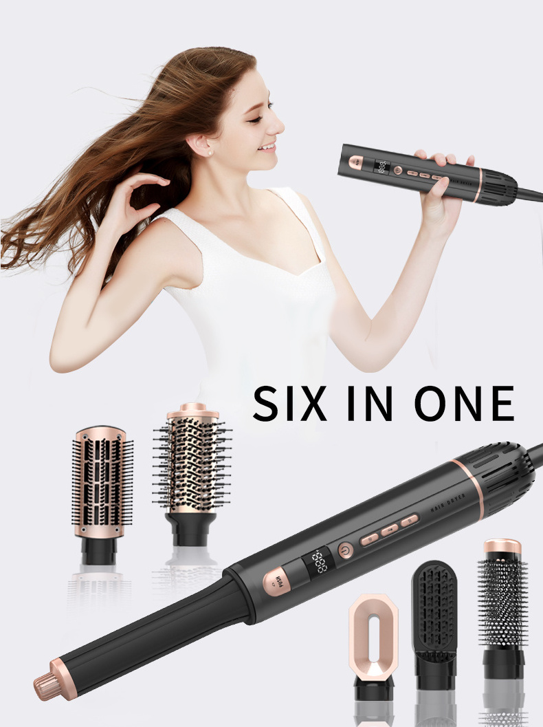 110000 7 in 1auto wrap wholesale strong hot and cold hair dryer hot air brush comb high speed hair dryer