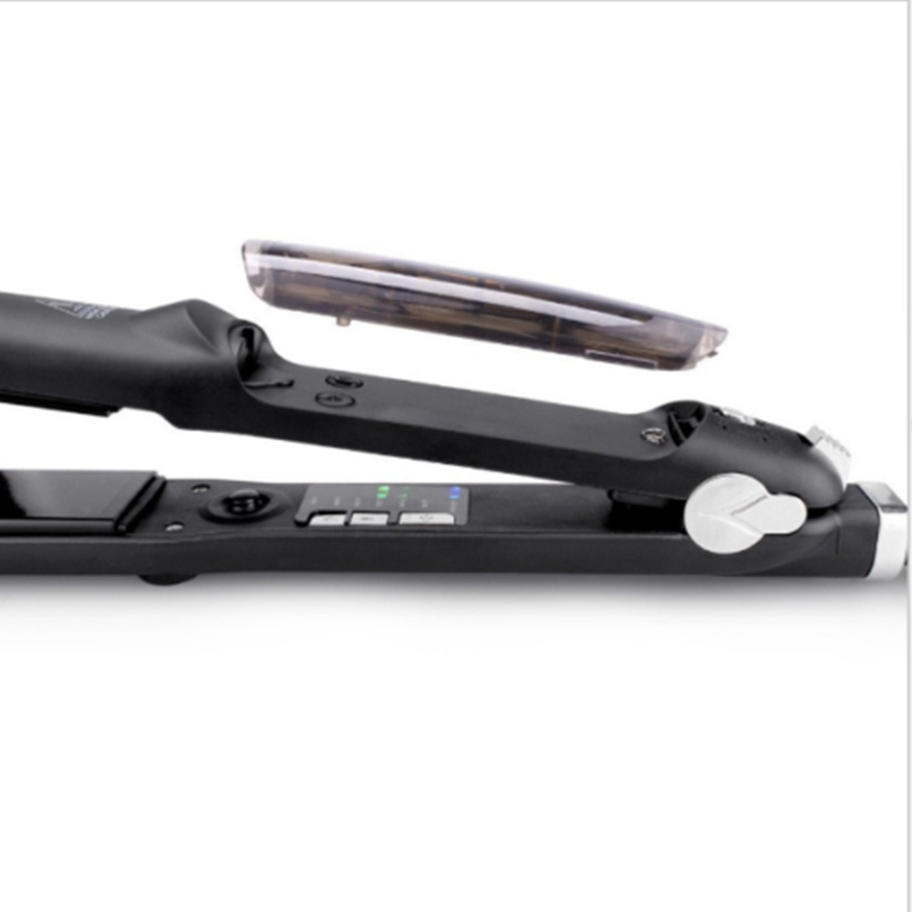 Professional Salon Wet Dry Fast Styler Titanium Ceramic Tourmaline Ionic Flat Iron Steam Hair Straightener