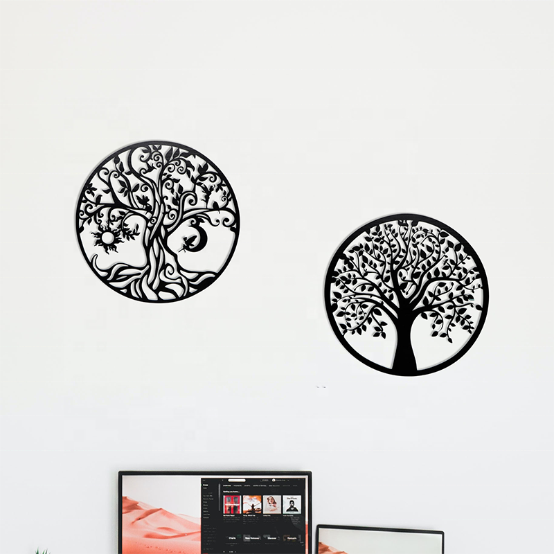 Manufacturer Wall Decor Art-Tree of Life Wall Decor Family Tree Metal Wall Hanging Bedroom Living Room Home Decor