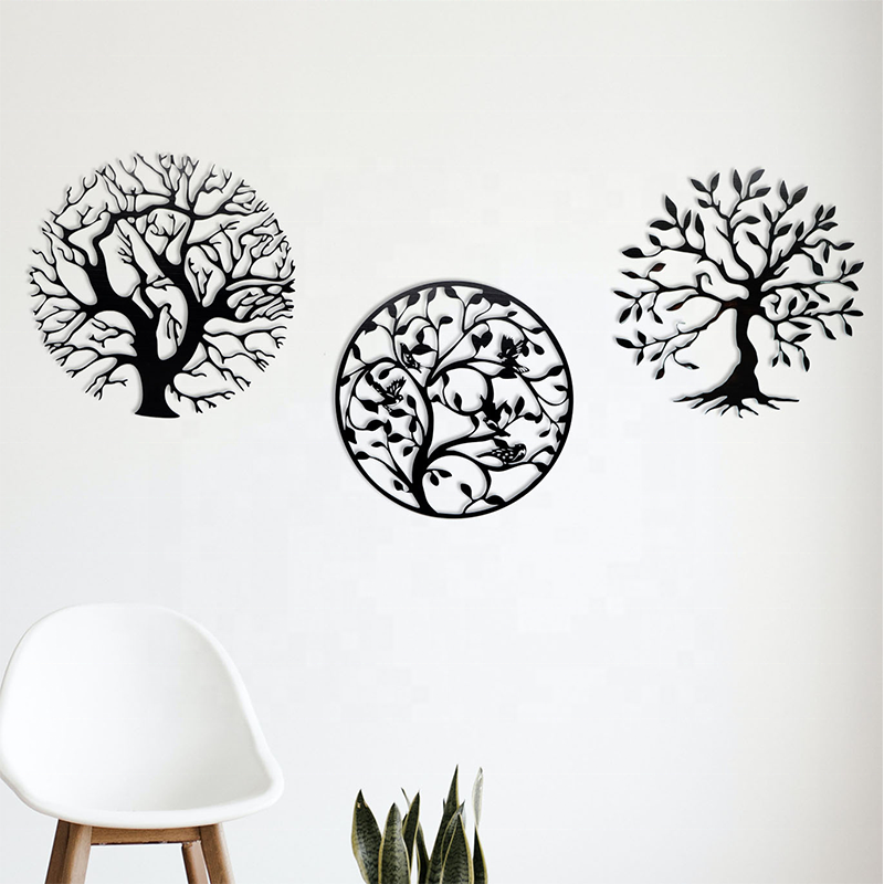 Manufacturer Wall Decor Art-Tree of Life Wall Decor Family Tree Metal Wall Hanging Bedroom Living Room Home Decor