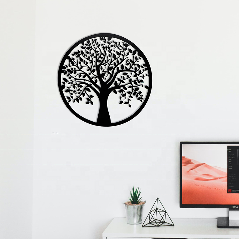 Manufacturer Wall Decor Art-Tree of Life Wall Decor Family Tree Metal Wall Hanging Bedroom Living Room Home Decor