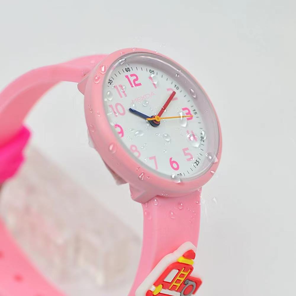 Pattern Children Watches and Kid Watch Movt Silicon Strap with Cute Montre Enfant Painting Colorful Japan Glass Silicone Fashion