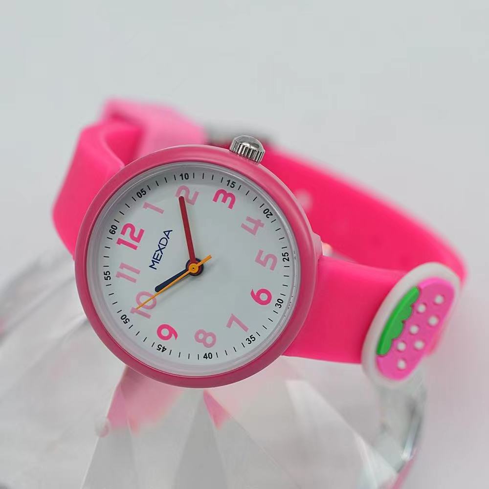 Pattern Children Watches and Kid Watch Movt Silicon Strap with Cute Montre Enfant Painting Colorful Japan Glass Silicone Fashion